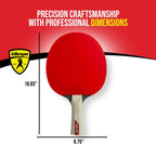 Killerspin Jet 600 Spin N2 Ping Pong Racket – Advanced Table Tennis Racket, 5 Layer Wood Blade, Nitrx-4Z Rubbers, Flared Handle