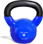 Yes4All Vinyl Kettlebell, 5–100 Lb Strength Training Kettlebell