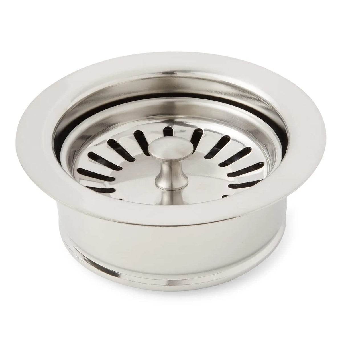 Signature Hardware 483694 4-1/2" Garbage Disposal Flange with Stopper for Sinks up to 5/8" Thick