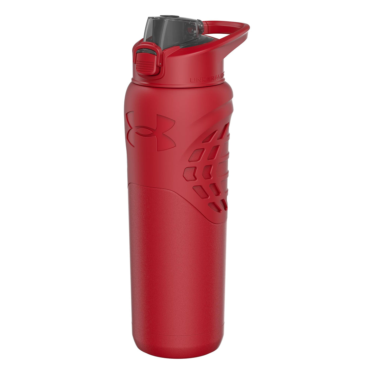 Under Armour 24Oz Stainless Steel Water Bottle, Insulated, Carabiner Easy Carry Hook, Leak Proof, Kids & Adults, All Sports, Gym