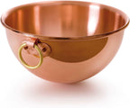 Mauviel M'Passion Copper Egg White Beating Bowl With Ring, 3.8 Qt, Made in France