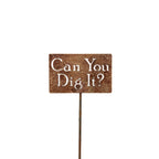 Funny Garden Stake 20 to 33 Inches Tall (The Orchard, Large 28" Tall)