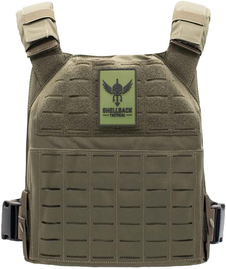 Shellback tactical Physical Fitness Training Vest – Adjustable Weighted Workout Vest for 10x12 Training Plates