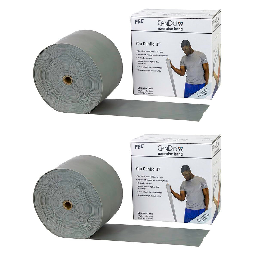 CanDo Exercise Band, Black, 100 Yard (pack of 2)