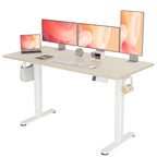 YDN 32 x 19 Inch White Electric Standing Desk