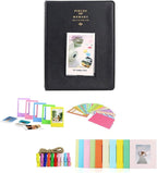 Fujifilm INSTAX Mini Link 3 Smartphone Printer | Rose Pink Bundled with INSTAX Mini Instant Film | 20 Exposures + Instax Mini Album, Borders, Stickers & Clips + Microfiber Cleaning Cloth (4 Items)
