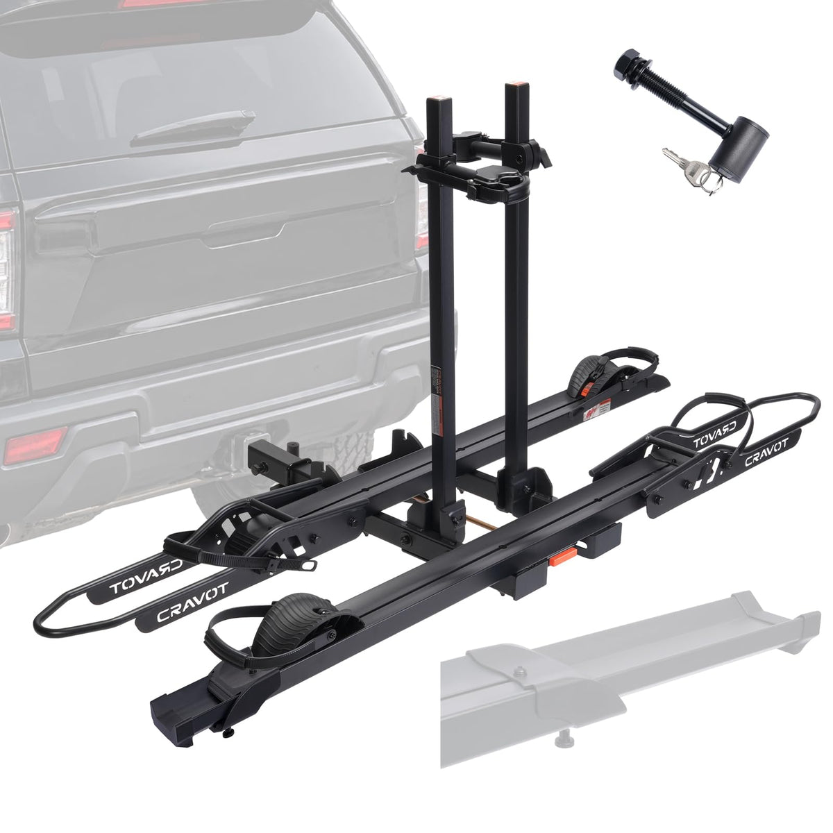 CRAVOT CyberRack EBike Rack for 2 Bike,200 lbs Capacity