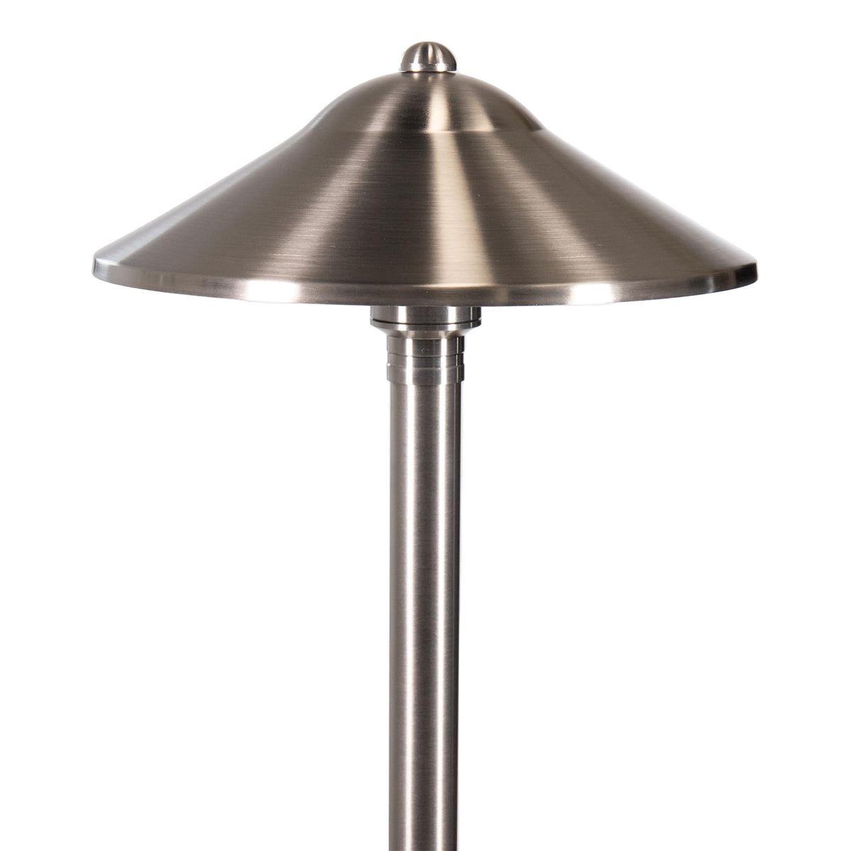VOLT Max Spread 12V Solid Brass Path Light (25" Tall, 9" Shade), Bronze