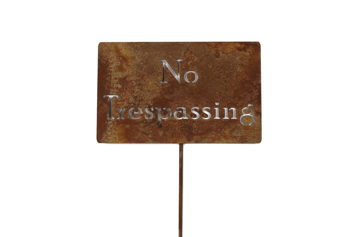 Funny Garden Stake 20 to 33 Inches Tall (Please Don't Die, Large 28" Tall)