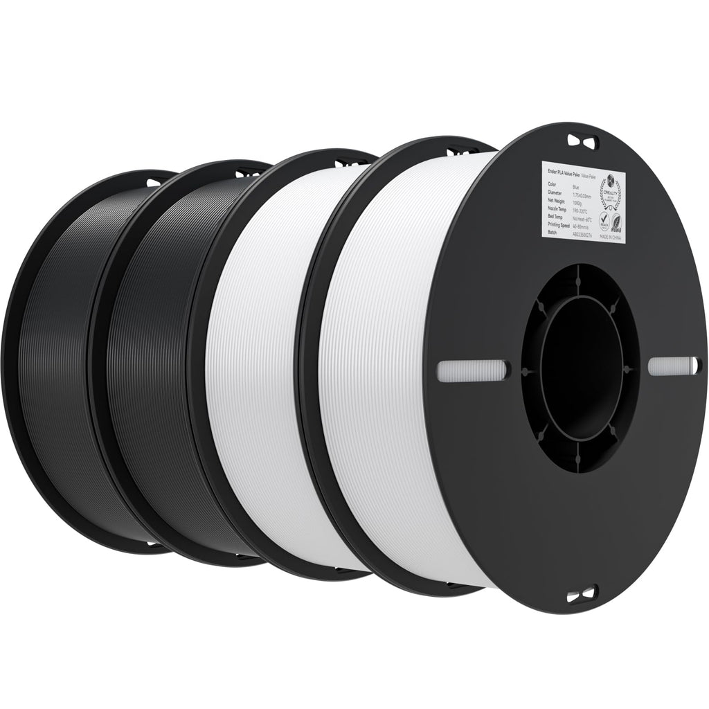 Creality PLA 3D Printer Filament, Multicolor, 12-Pack, 12KG Total