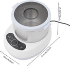 Electric Dough Maker with Ferment Function, 5L(4.5QT) Household Dough Maker Machine with 304 Stainless Steel Bowl Microcomputer Timing Kitchen Flour Kneading Machine for Bread Pizza Noodles (C-Blue)