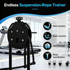 Endless Rope Trainer, Suspension Trainer with Adjustable Resistance
