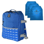 HYPERWEAR® Rucking Backpack with Weights for Walking - 20L Adjustable Weighted Ruck Pack, FlexLoad Plate System