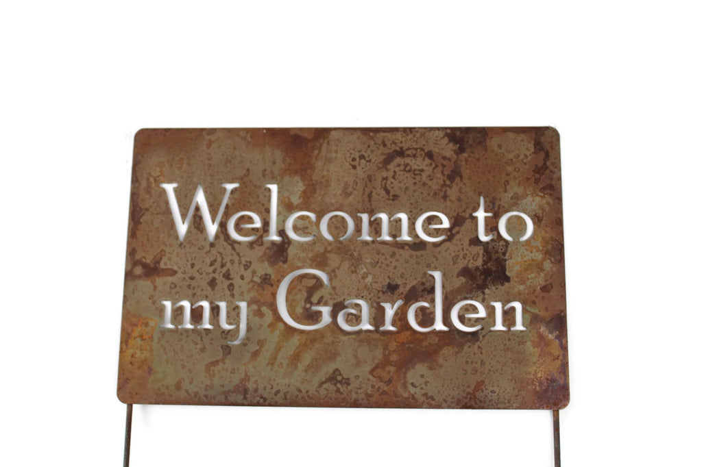 Funny Garden Stake 20 to 33 Inches Tall (The Orchard, Large 28" Tall)