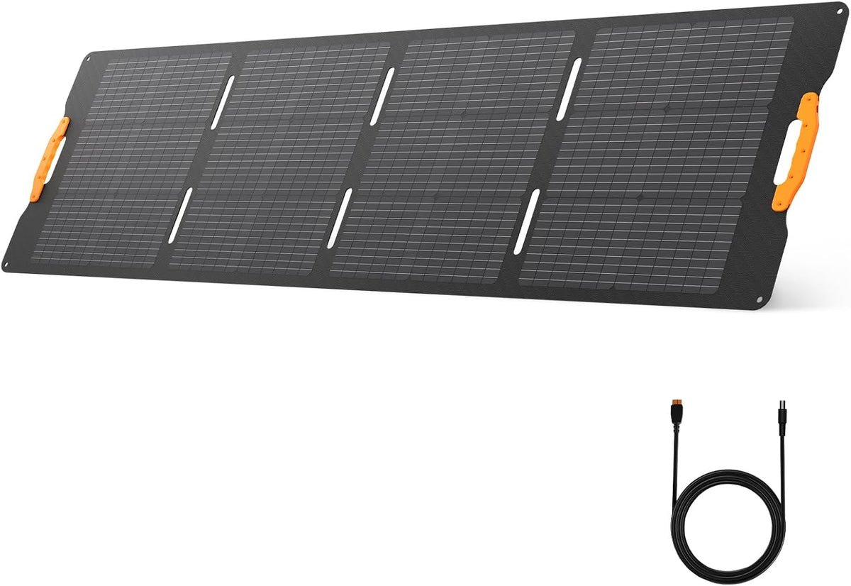 UDPOWER 210W Portable Solar Panel with Adjustable Kickstand,IP65 Waterproof,High Efficiency Conversion,Foldable Solar Panel for Outdoor Camping,RVs and Home Backup
