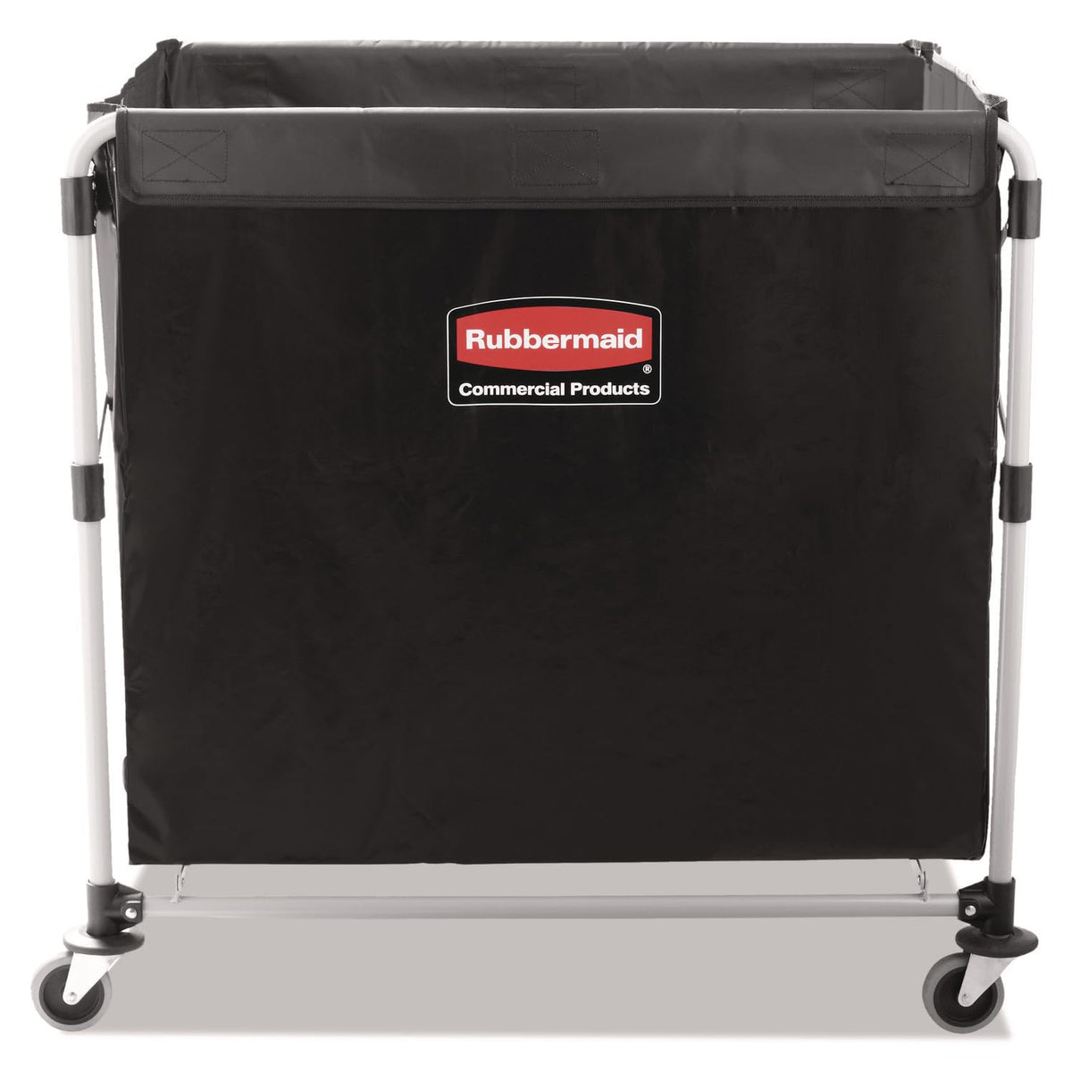 Rubbermaid Commercial Products Collapsible X-Cart, Black, 8 Bushel