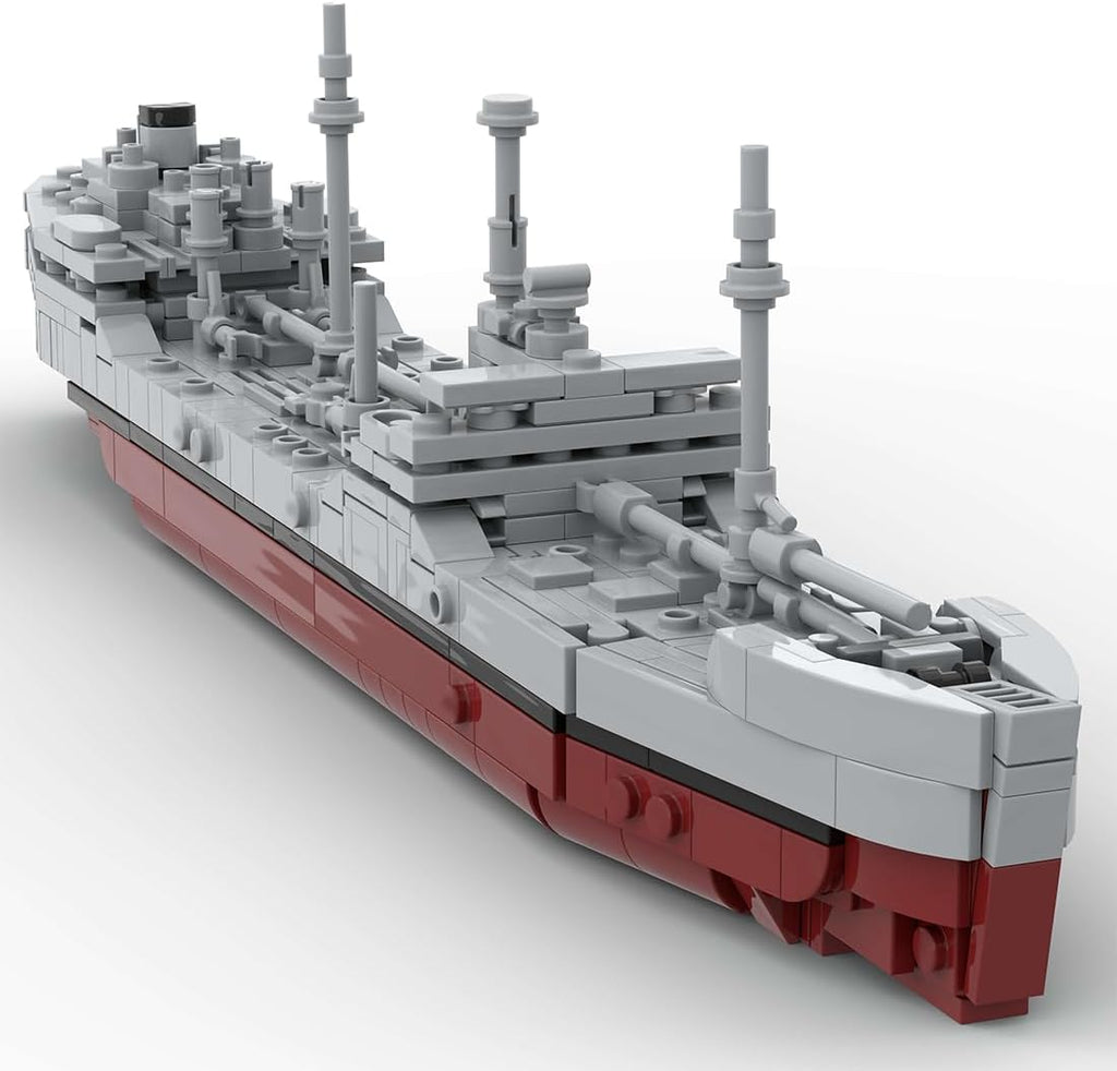 1/485 Scale Military MOC T2 Tanker Building Blocks Set for Adults, Collectible Army Model and Display Toys for Christmas and Birthday Gifts (772PCS)