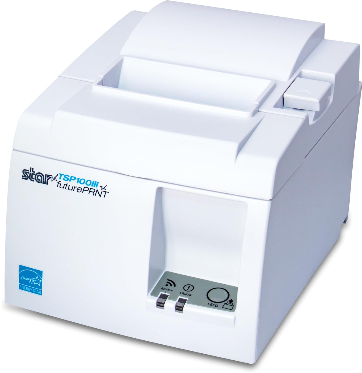 Star Micronics TSP143IIIU USB Thermal Receipt Printer with Device and Mfi USB Ports, Auto-cutter, and Internal Power Supply - Gray