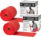 CanDo Twin-Pak Latex-Free Exercise Band, Gold, 100 Yard