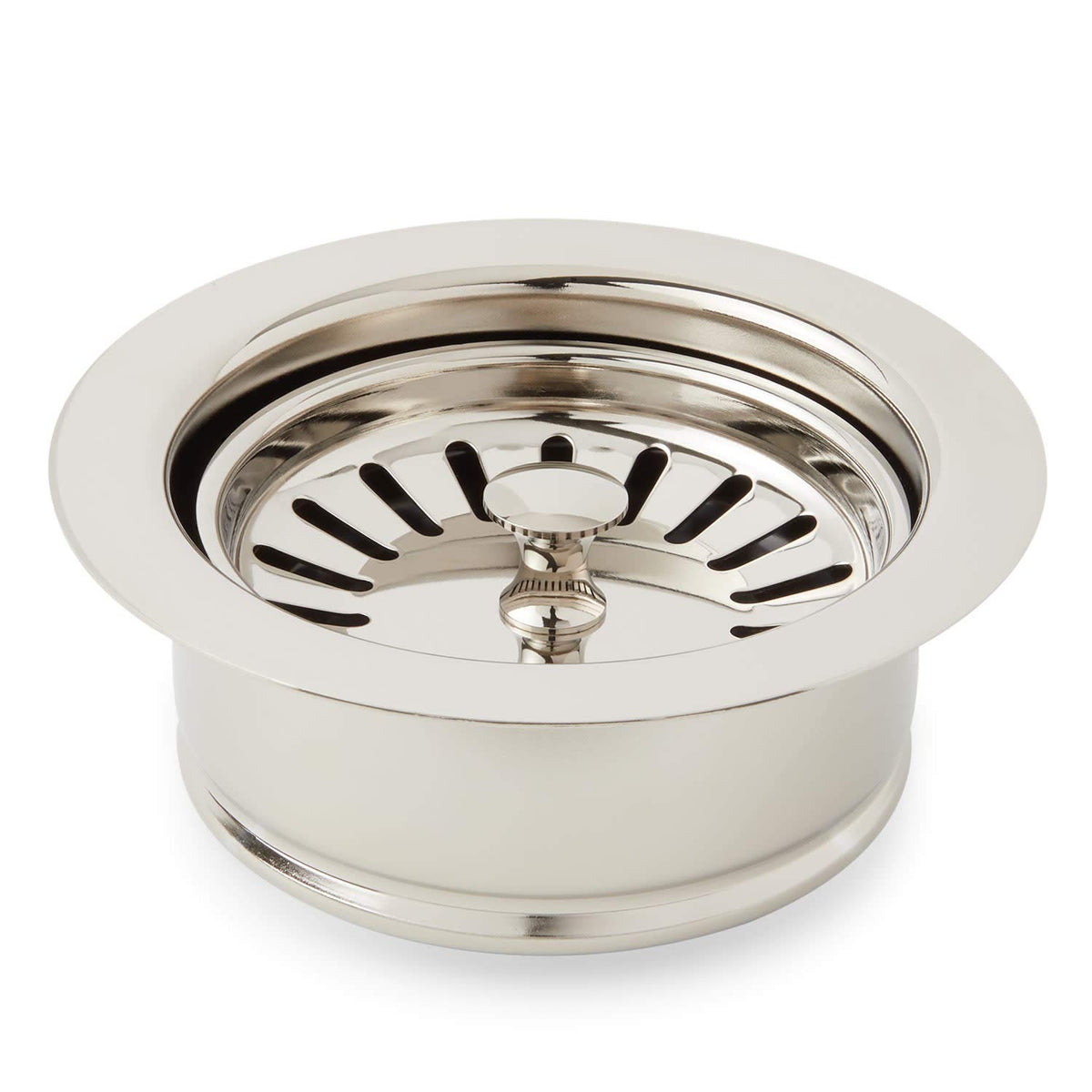 Signature Hardware 483692 4-1/2" Garbage Disposal Flange with Stopper for Sinks up to 5/8" Thick