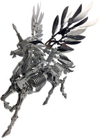Mythical Unicorn 3D Metal Puzzle Model for Adults, DIY Animal Sculpture 3D Model Kit Immersive Creative Building Model Art Desk Decor (559+PCS)