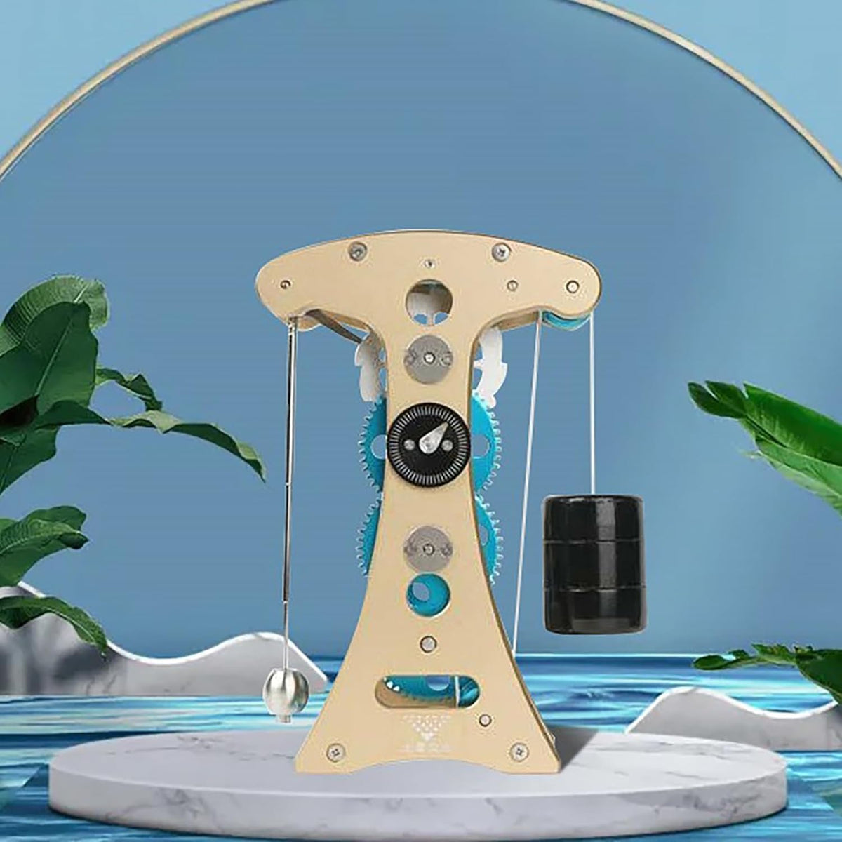 DIY Metal Pendulum Wall Clock, 3D Puzzle Mechanical Model