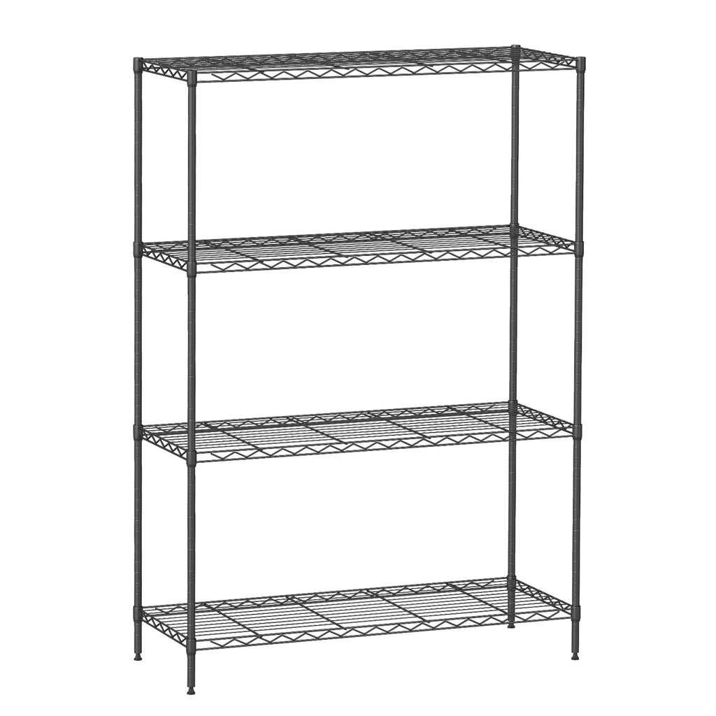 FDW | 6-Tier Wire Shelf with Wheels | 45" x 18" x 82" | Chrome