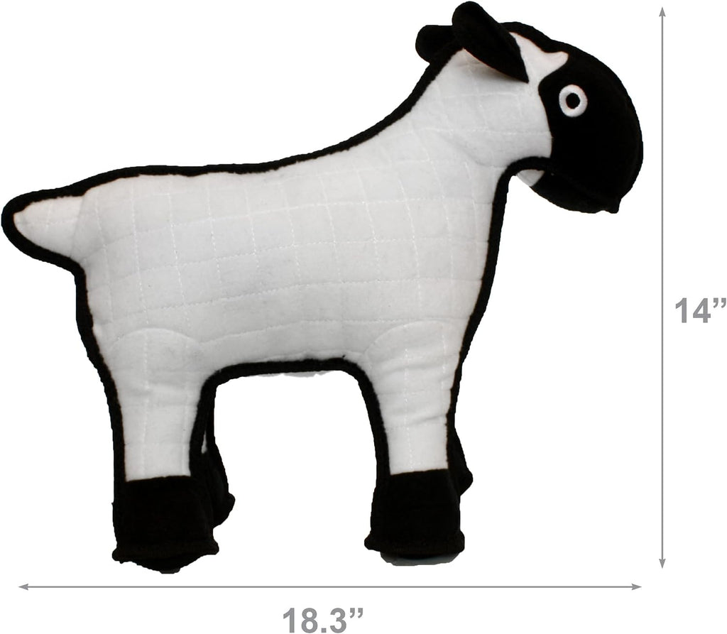 TUFFY® 2 Pack Pig Sheep Large Ultra Durable Plush Dog Toys