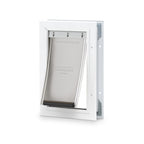PetSafe Freedom Aluminum Dog & Cat Door, Pets up to 100 lbs, Large, White