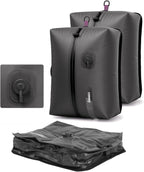 2-Pack 25L Carry On Vacuum Bags with Pump, Overpack Bags for Travel