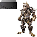 3D Metal Puzzle Werewolf Model Kit, 2000PCS DIY Assemble Steampunk Mechanical Hyperrealistic Werewolf Model, Creative Handcrafted Metal Art Craft Desktop Display & Decoration for Adults