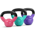 Yes4All Vinyl Kettlebells, Versatile Set