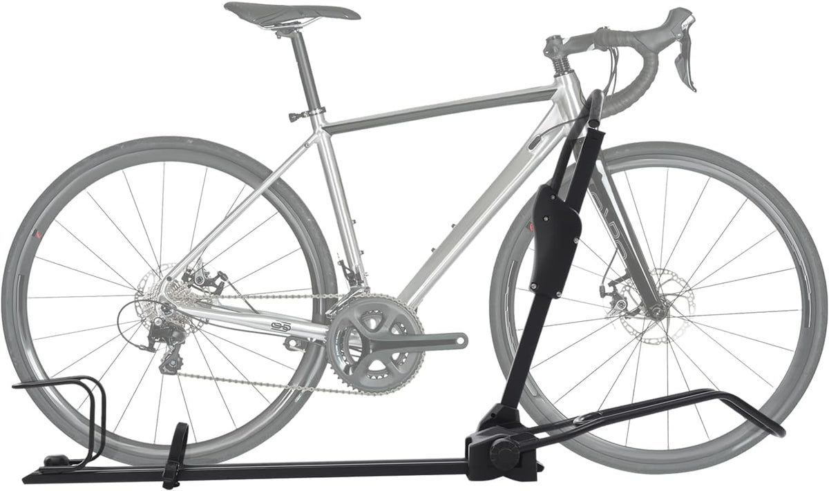 Roof Bike Rack for Cars/SUVs - Adjustable 29-38in Universal Bike Mount with Double Anti-Theft Locks, Fits Mountain/Road/Kids Bikes (Max Tire 2.2in), Foldable & Easy Install