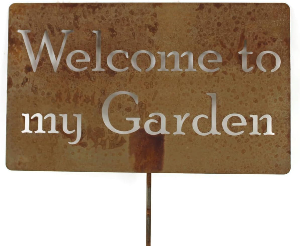 Funny Garden Stake 20 to 33 Inches Tall (Hosta La Vista, XL 33" Tall)