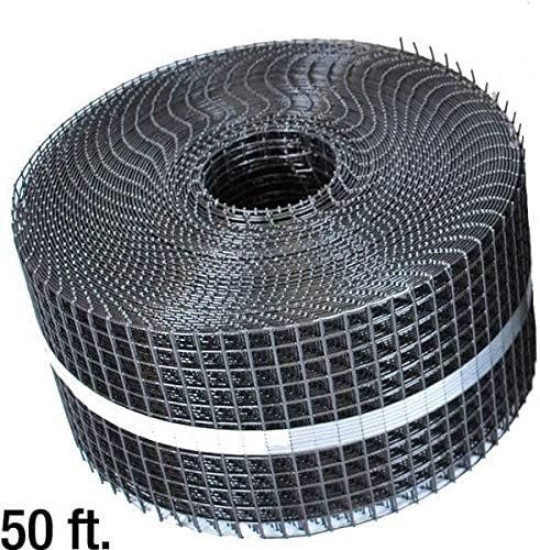 Bird Barrier Professional Grade Solar Panel Protection Kit 50' X 8" Solar Screens -1/2" Wire Mesh Screen for Solar Panel Bird Proofing with Fasteners - Includes 40 Plastic ABS Solar Screen Clips