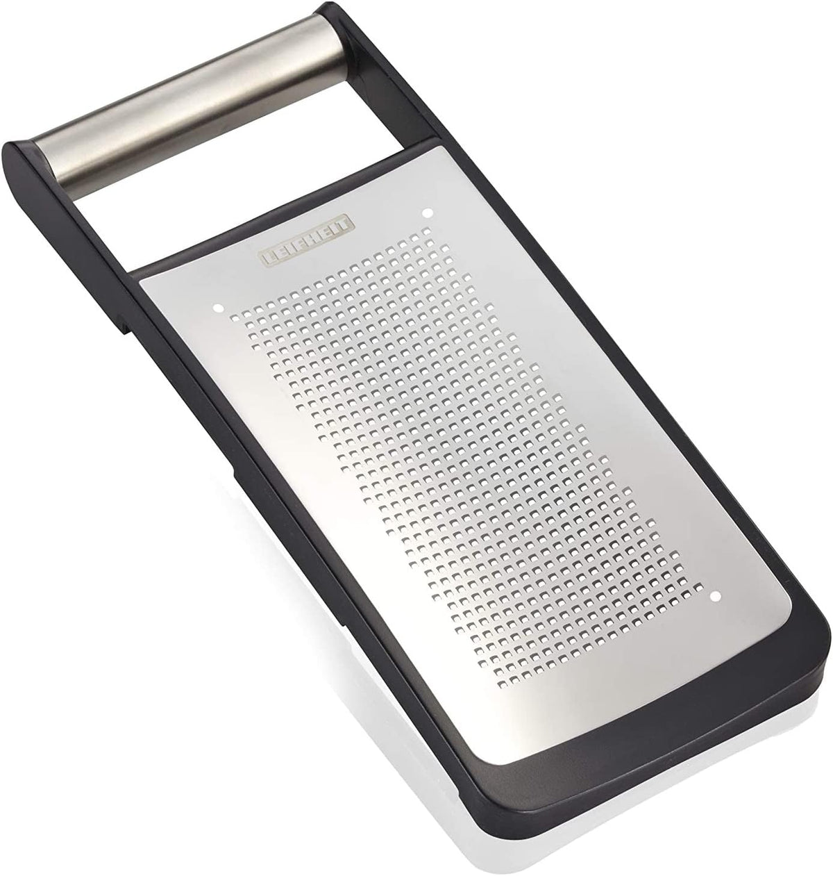 Leifheit Micro Cut S Proline Coarse Grater, Silver/Black