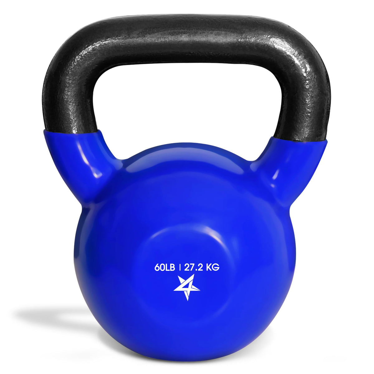 Yes4All Vinyl Kettlebell, 5–100 Lb Strength Training Kettlebell