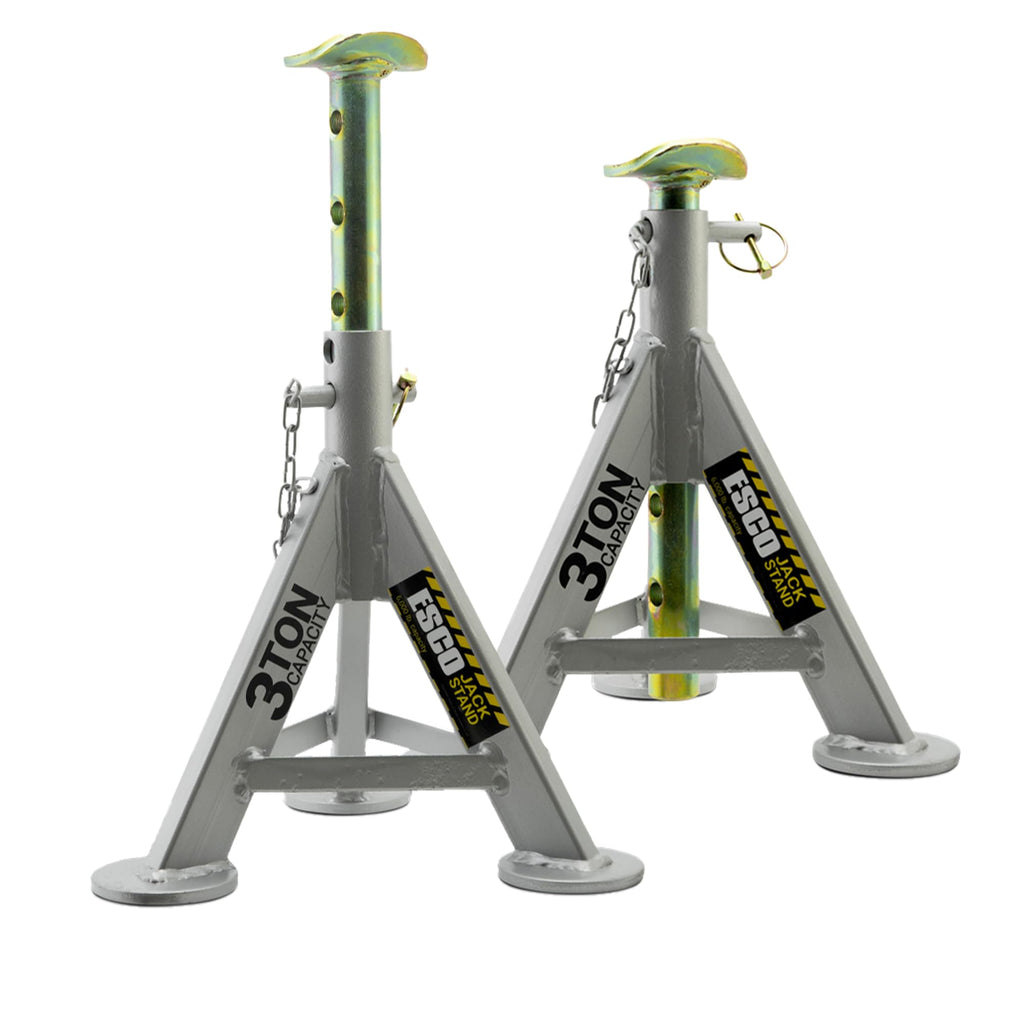 ESCO 3 Ton Performance Shorty Low Profile Jack Stands, 1 Pair