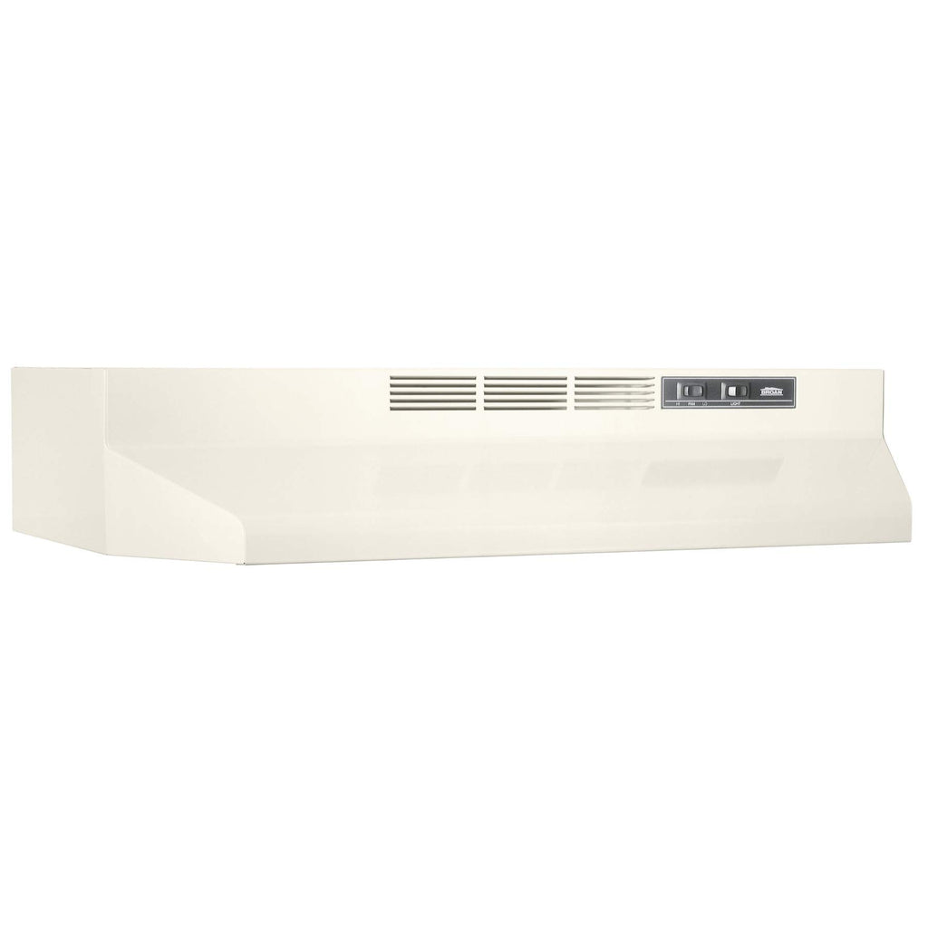 Broan-NuTone 413023 Ductless Range Hood Insert with Light, Exhaust Fan for Under Cabinet, 30-Inch, Black