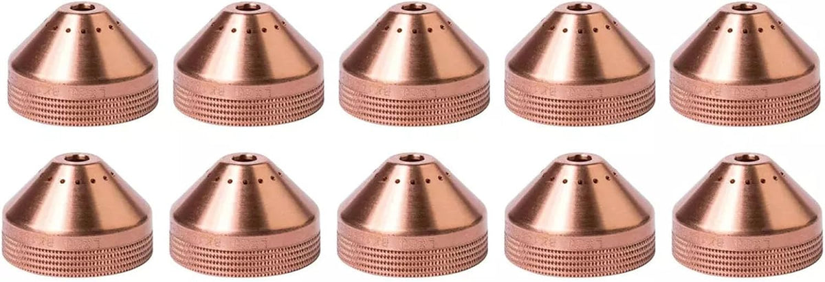 Electrode Nozzle Shield Swirl fit for Lincoln Flexcut 125 LC125 LC125M Plasma cutting torch Consumables (10-PK BK14300-9 Nozzle 85A)