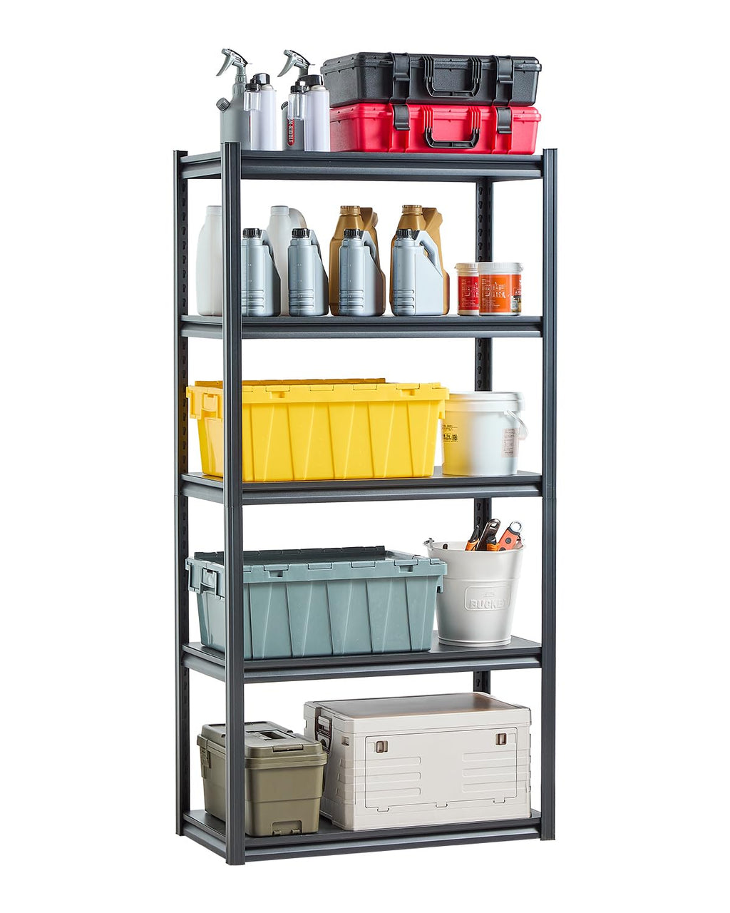 VEVOR Storage Shelves 5-Tier Adjustable 2000 lbs 48"x18"x72" Shelving Unit