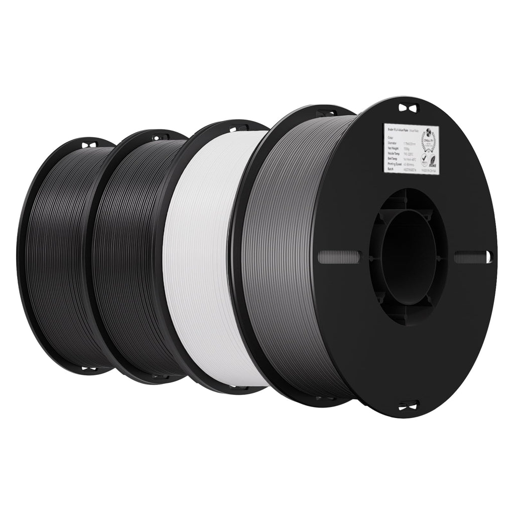 Creality PLA 3D Printer Filament, Multicolor, 12-Pack, 12KG Total