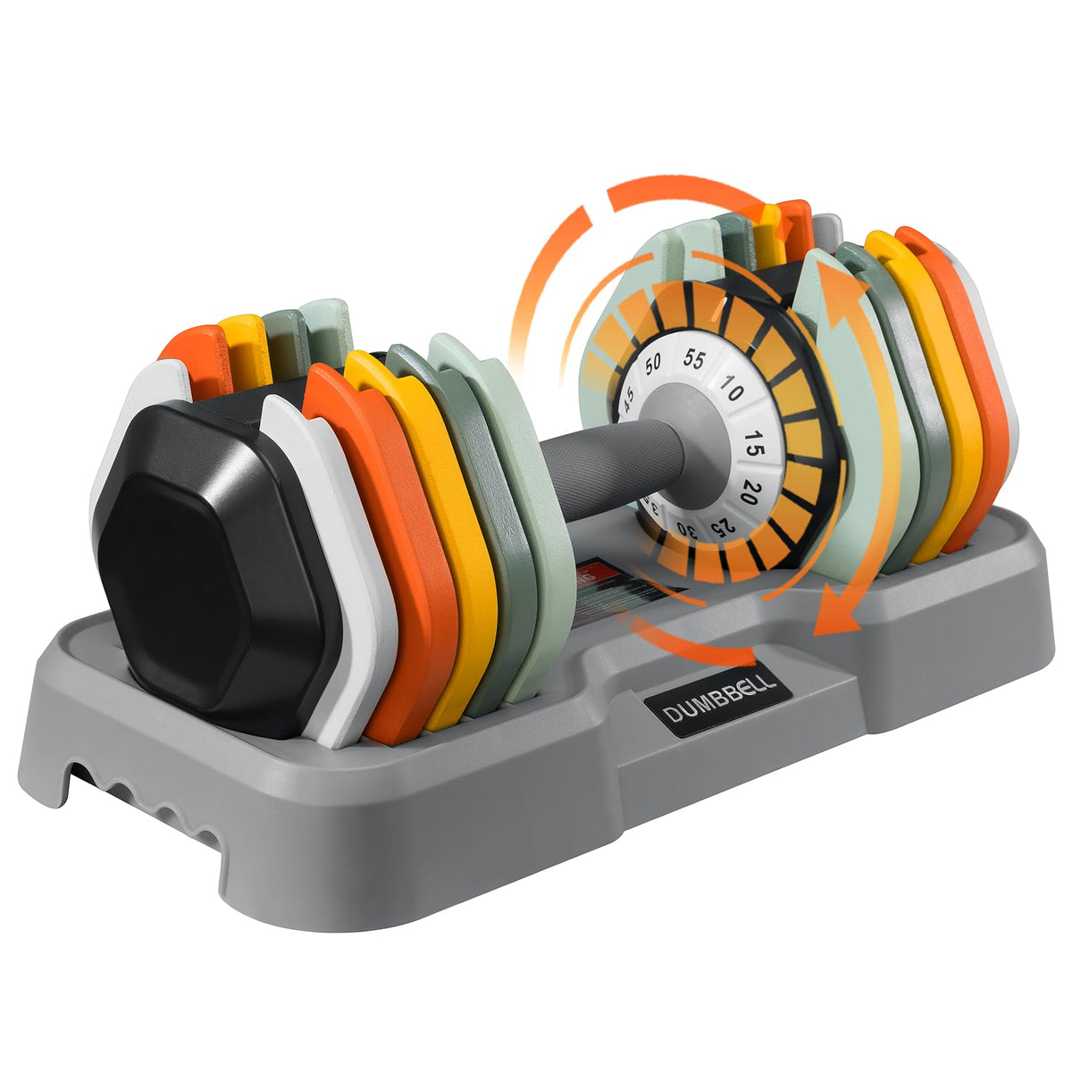 AOTOB Adjustable Dumbbell Set 25/55 Lbs (Pair)