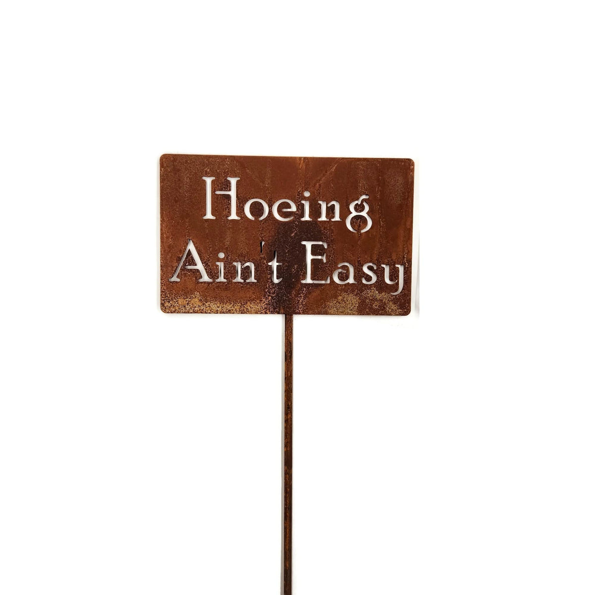 Funny Garden Stake 20 to 33 Inches Tall (I Wet My Plants, XL 33" Tall)