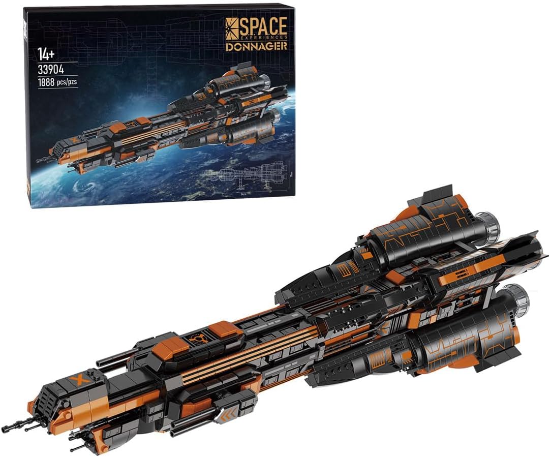 Space Shuttle Building Block Set, Explore the Infinite Universe High-Tech Futuristic Spaceship Model, Collection for Home or Office Decor, Gift for Adults(1888PCS)