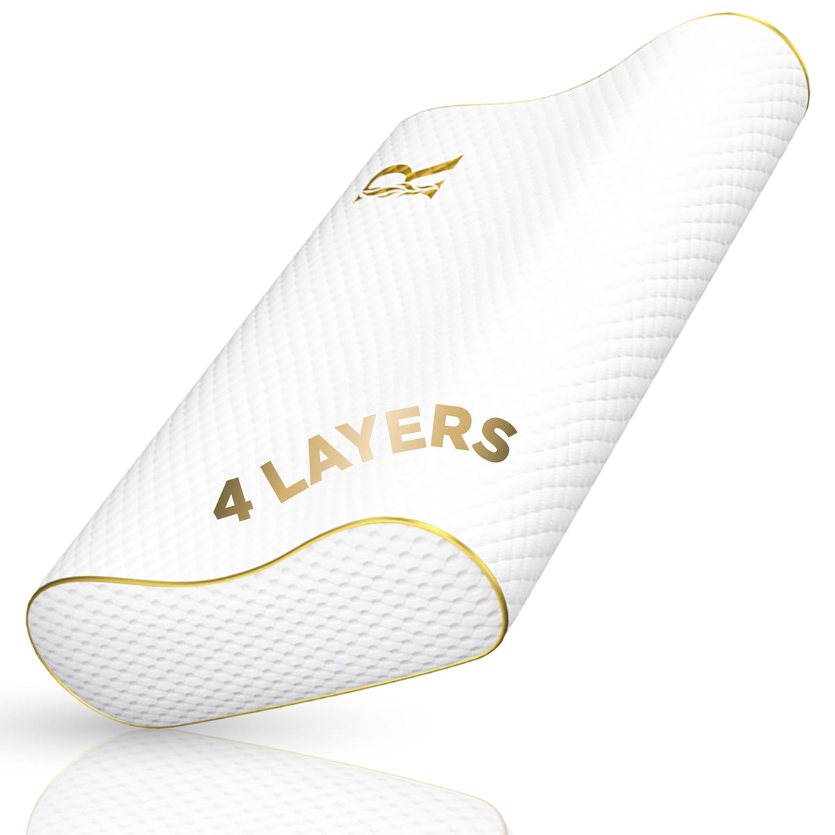 Royal Therapy King Memory Foam Pillow – Ergonomic Cervical Pillow for Neck and Shoulder Pain – Medium Firm Contour Pillow for Side, Back, and Stomach Sleepers – CertiPUR-US Certified
