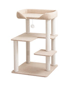 37.5" Cat Tree Tower for Large & Senior Cats, Low-Step Design