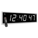 Ivation Oversized Digital Wall Clock with Large LED Display & Timer, 36"