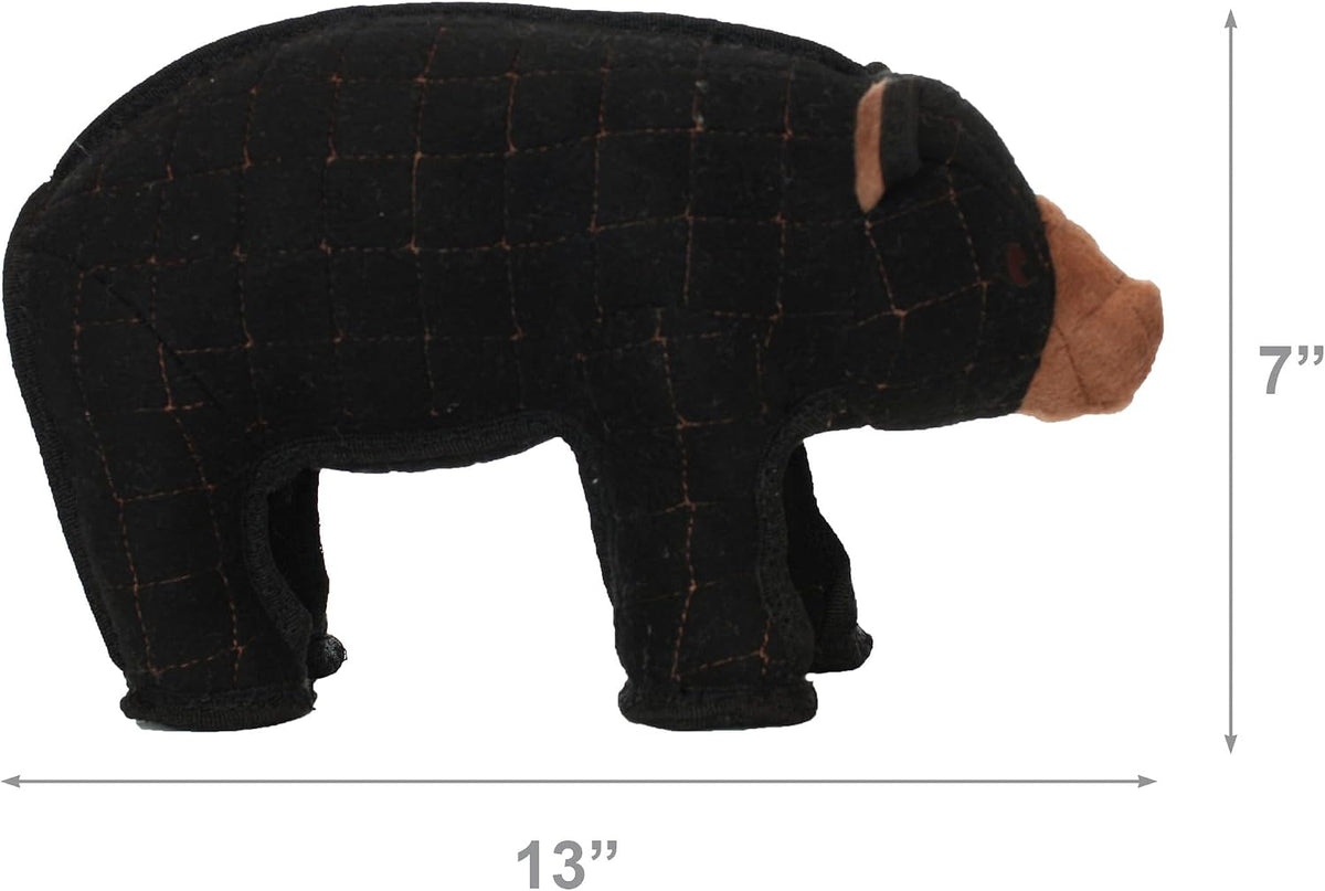 TUFFY® 2 Pack Bear Hippo Ultra Durable Plush Dog Toys