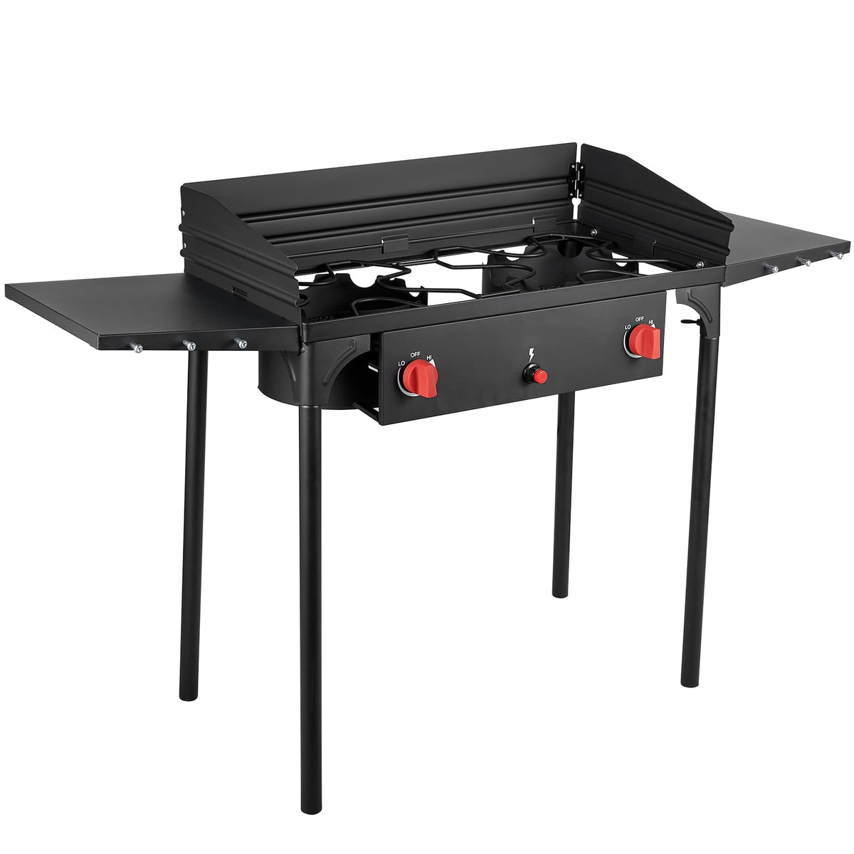 BESTFIRE High Pressure 240k BTU 2 Burner Outdoor Propane Gas Stove